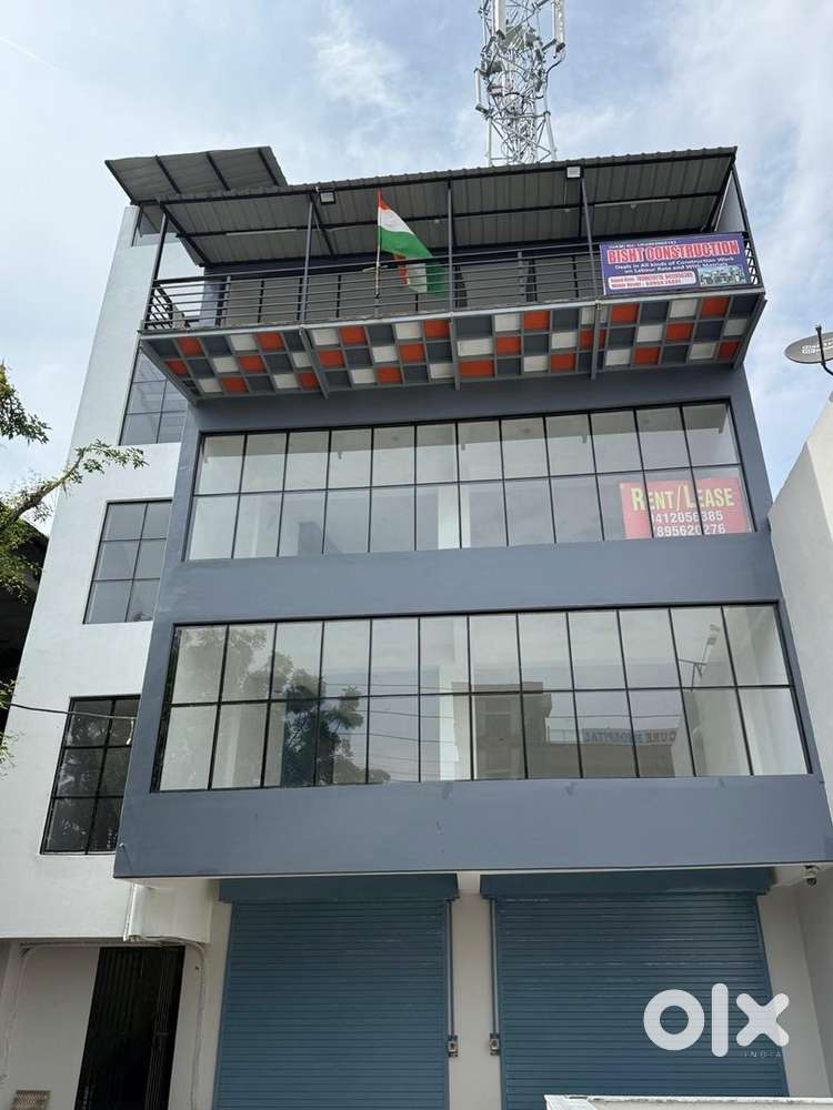 Main road commercial floor with parking balcony and lift.