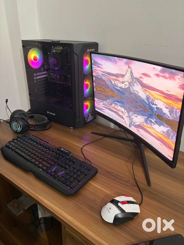 i5 12400 with MSI 24in 144hz curved moniter