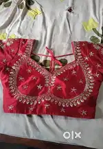 New ready made red  blouse for saree