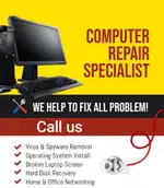 Computer laptop service at your  door step
