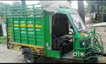 JSA loading CNG three wheeler Vikram