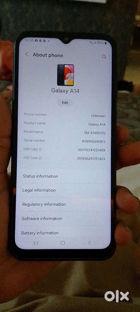 SAMSUNG GALAXY A14 4RAM 64 INTERNAL