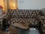 Seven seated sofa and two main table and two side table