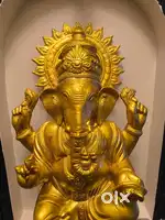 New Beautiful Ganesh ji murti Golden