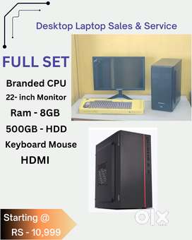 Cash on home delivery  Free Installations  Full Set  CPU - i5 Process