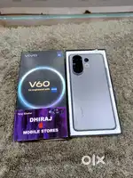 Vivo V60 16 512gb only Box open 1 year warranty at Dhiraj mobile store