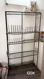 Big Metal rack and small metal dish rack combo