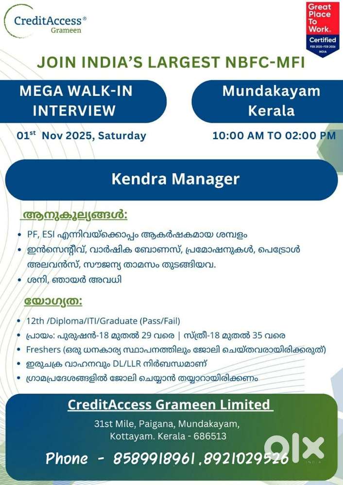 Monday to Friday working