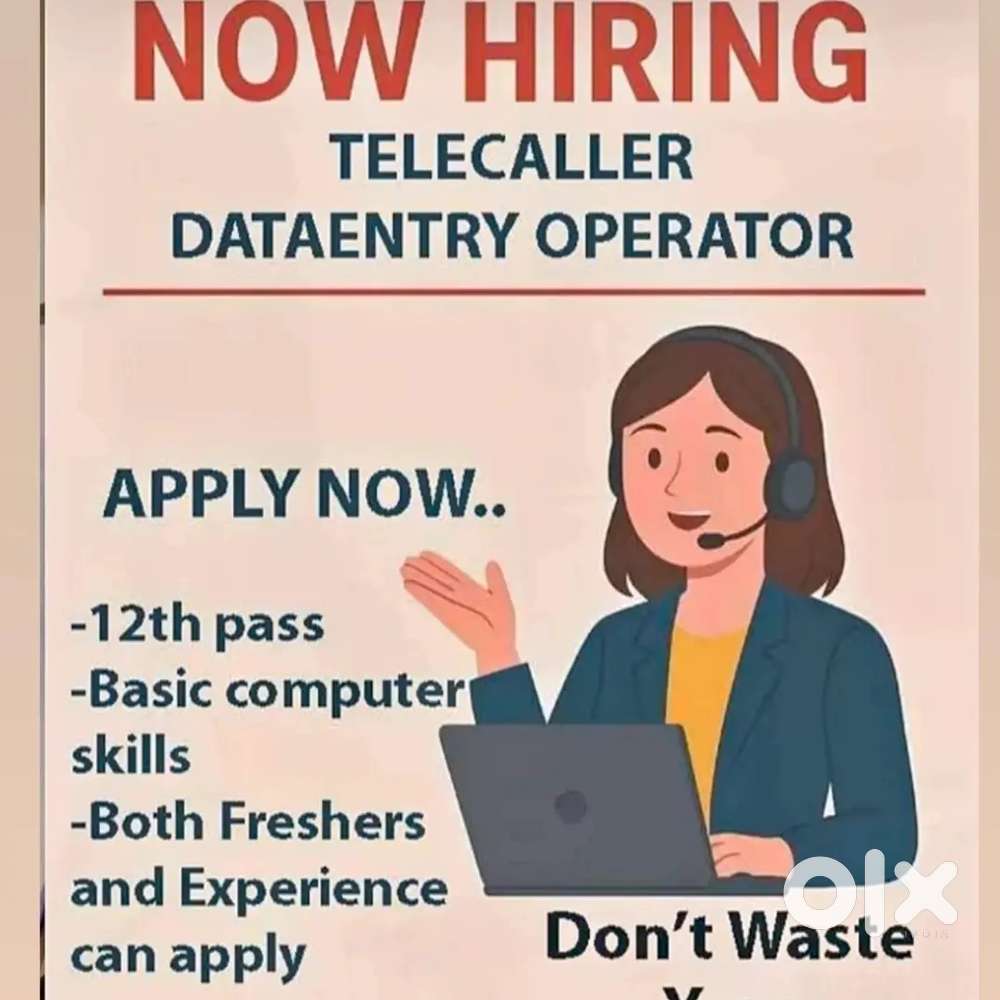 Telecaller, data entry