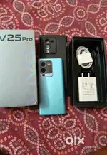 Vivo v25 pro 1 year old bill box charger full ket office use phone