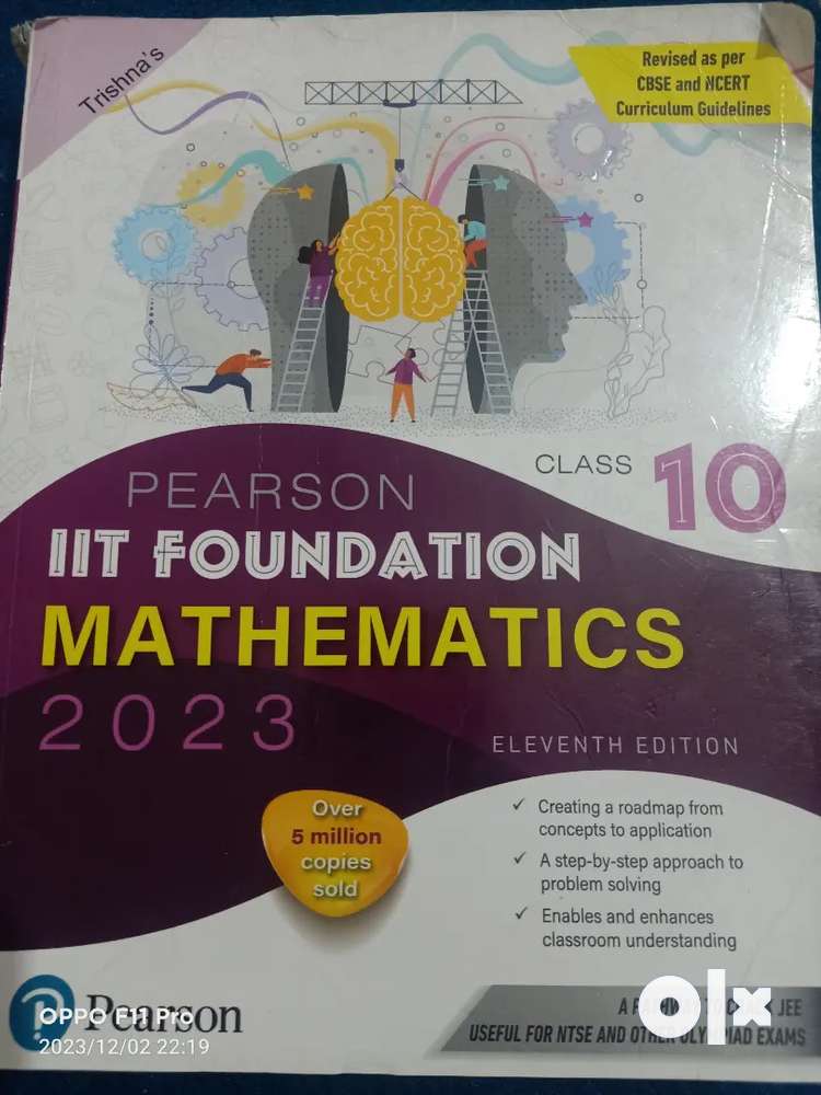 Pearson IIT Foundation Series Class 10th. Newest edition