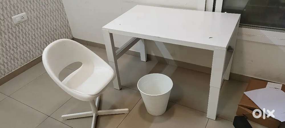 Study table for kids table chair Dustbin