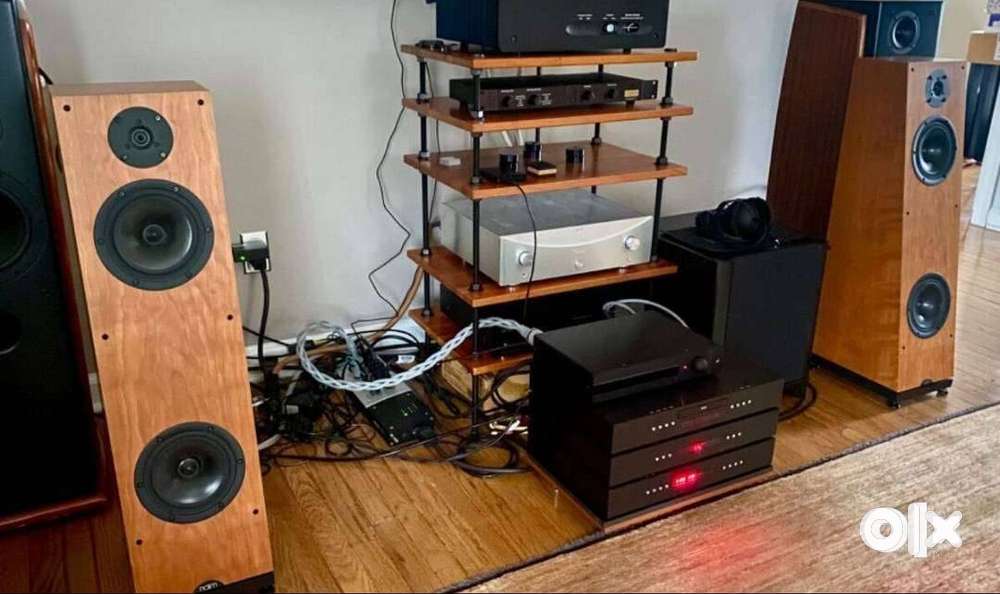 Naim Ariva Floor Standing Speakers, REVOX Joy S119 Network amplifier