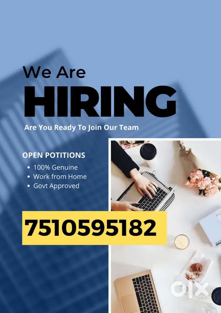 Job for freshers and experienced peoples u can earn weekly