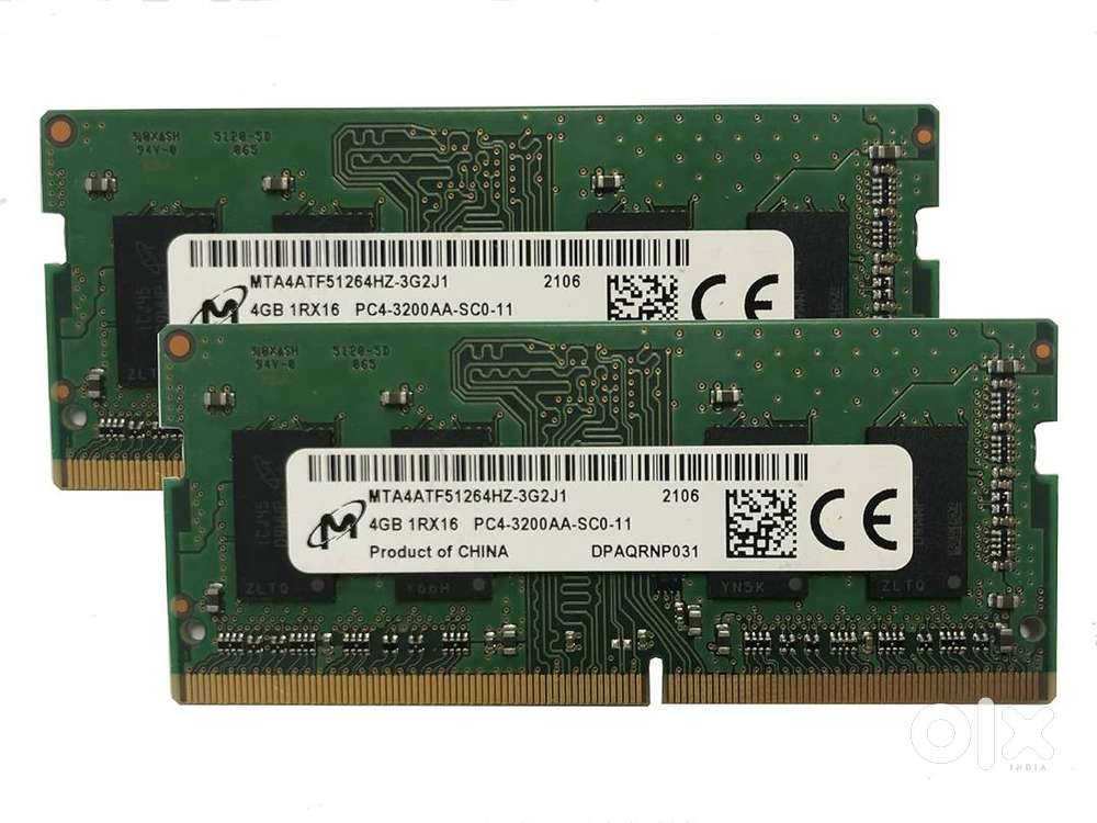MICRON DDR4 8GB (4GBx2) RAM 3200 MHz for laptop