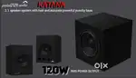 KATANA 2.1 Home theatre speakers from pentaGUN audio