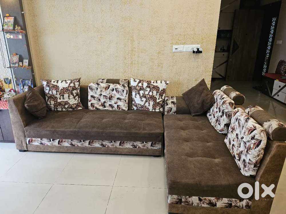 L shaped, 5seater sofa set