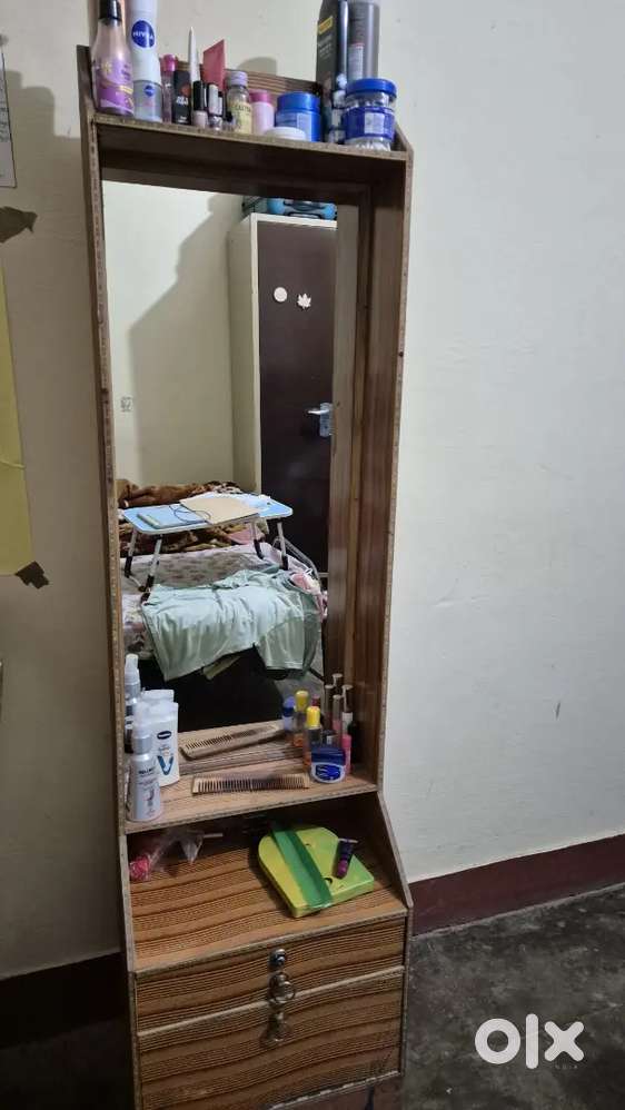 Sofa with table, dressing table and study table and chair