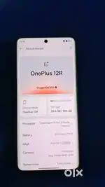 OnePlus 12r 8&256gb brand new condition