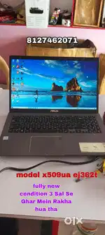 Asus laptop core i3 7th gen model x509ua