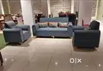 3+1+1 sofa set with strips model and beautiful colour