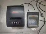 receipt printer and barcode scanner  and single piece also available