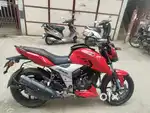 Apache RTR 160 4V Red colour