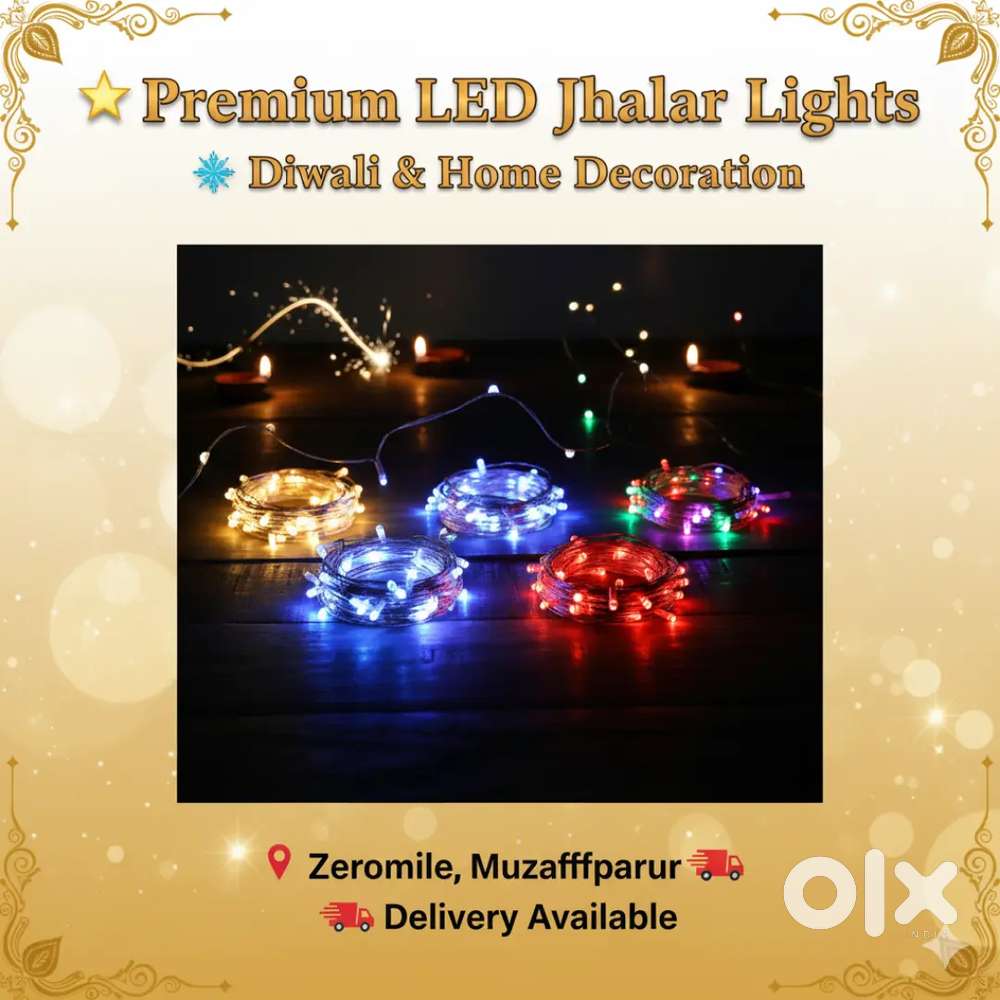 LED Jhalar Lights – Diwali aur Ghar Decoration ke Liye