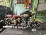 Classic 500 with new tyre