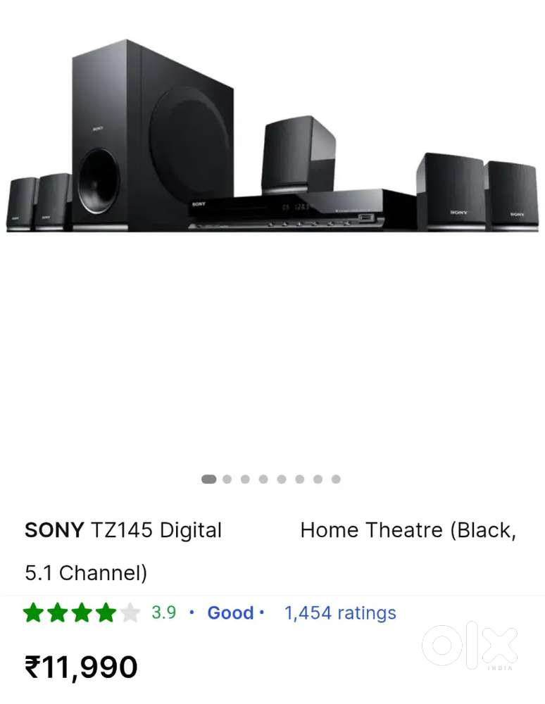 Sony 5.1 aux fm usb mobile tv input working condition