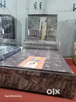 Super double bed and wardrobe just 13999