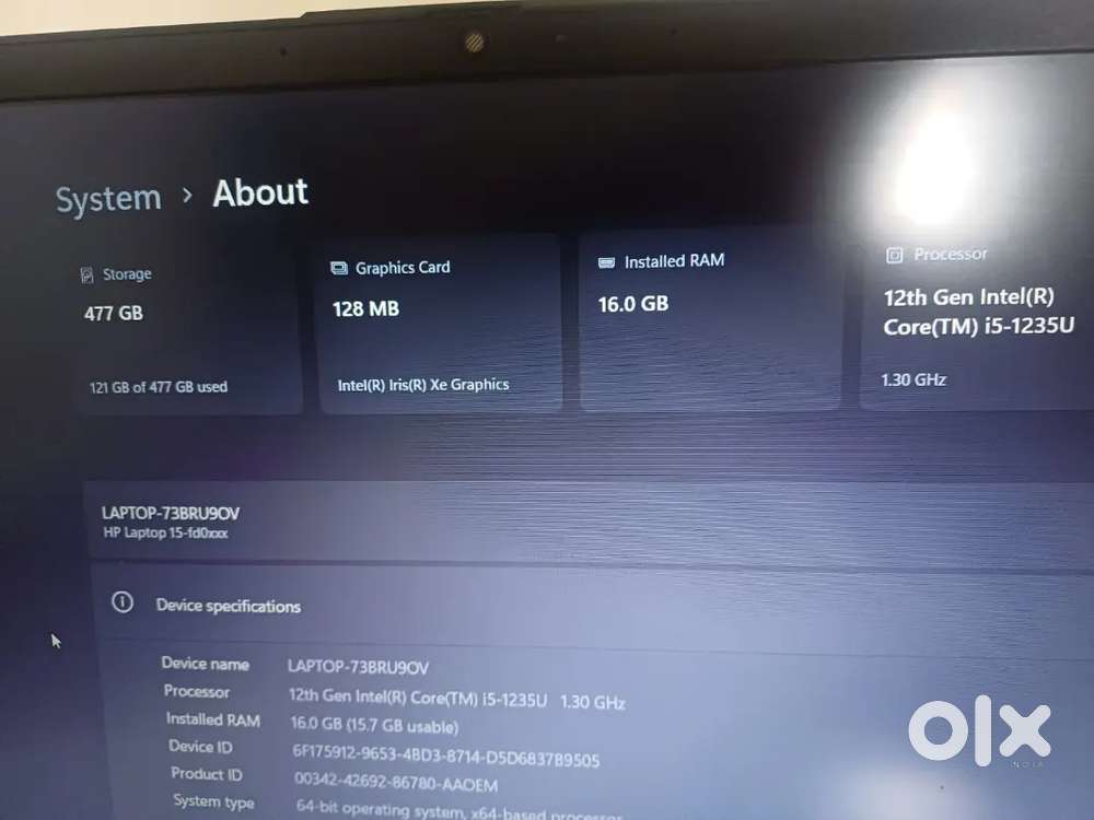 HP 12th generation laptop