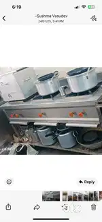 3 burner SS jindal bhatti, 3 month old tawa roti bhatti,5 block vege
