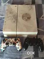 PS4 PLAY STATION 4 SLIM 1 TB 12 GAMES WITH 2 CONTROLLER