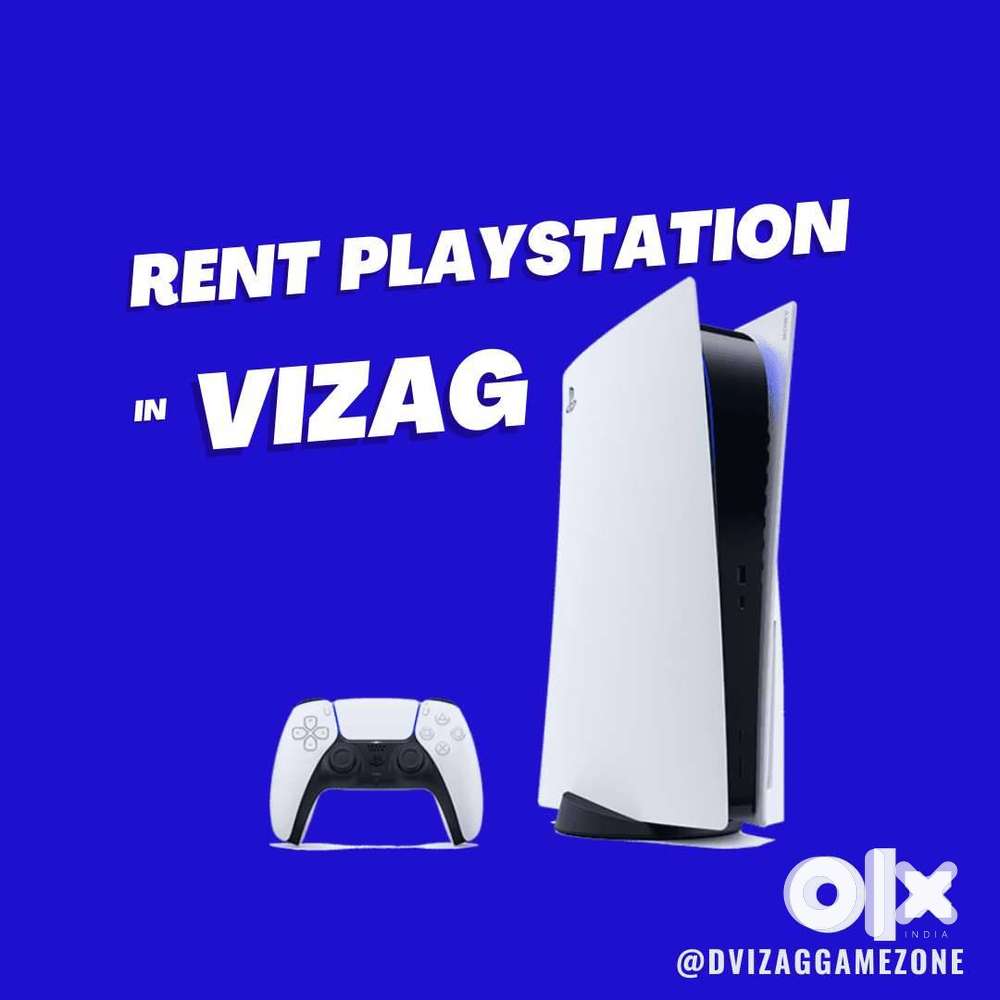 PS4 along with games available for rent