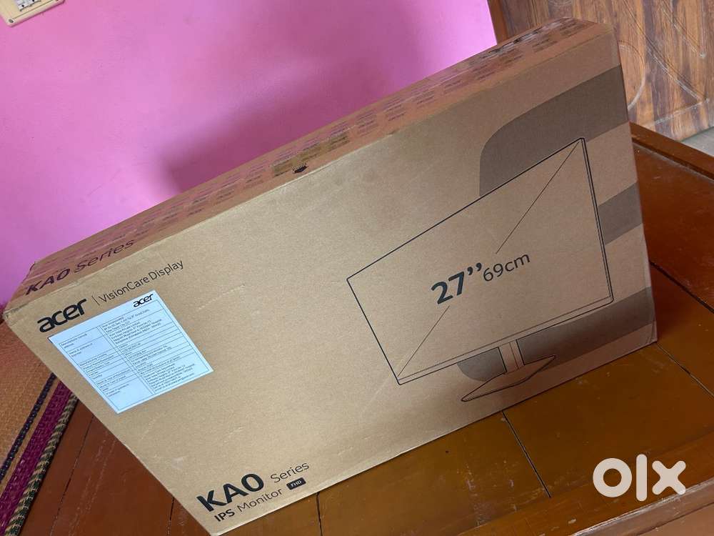 Acer Monitor KA270-Just 1 Month Old