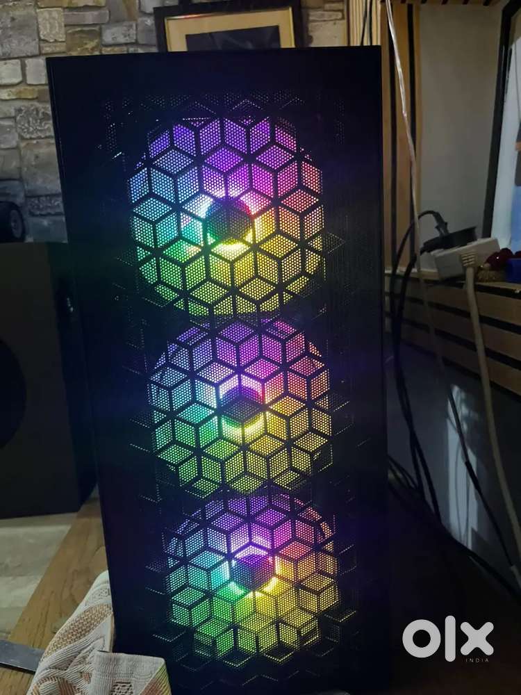 Ryzen 5 5600G Desktop  B450  8GB DDR4  SSD + HDD  RGB Cabinet