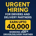 Urgent hiring for Driver