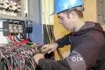Electrician and helpper