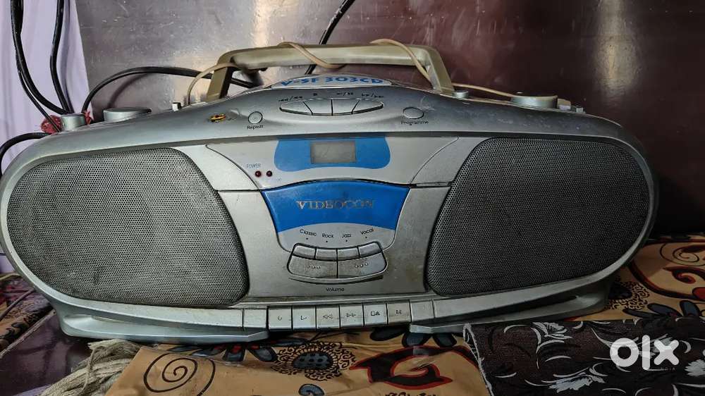 You can listen to music through FM and by inserting any cassetes.