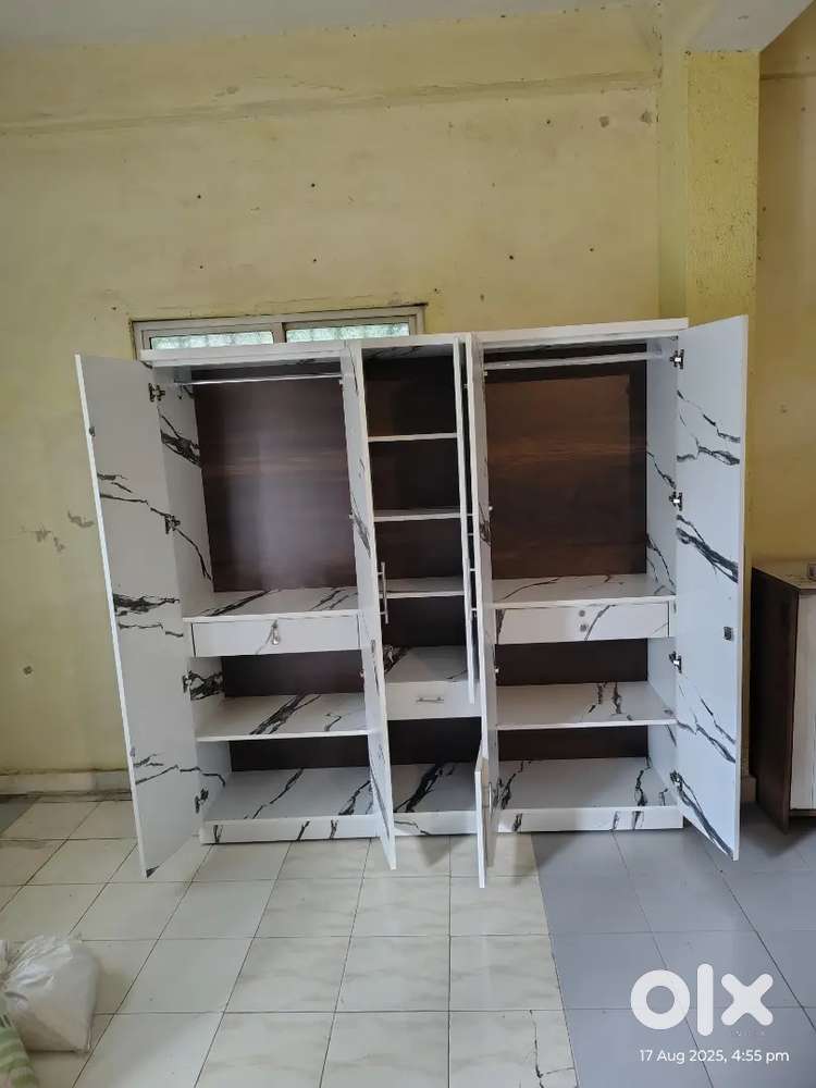 Factory white marble new 5 wardrobe