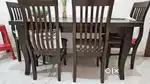 4 seater dining table with cushions 5*3 table(Negotiable)