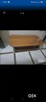 WOODEN SHEESHAM TABLE