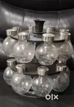 Revolving Spice Rack – 16 Jar Masala Organizer