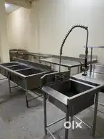 Used commercial restaurant kitchen equipments singel sink,standing