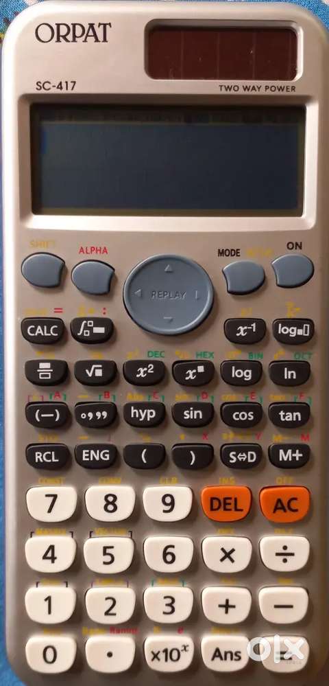 Orpat SC-417 Scientific Calculator (New/Less Used) - Ideal for School