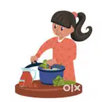 Female cook for home kitchen
