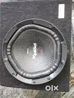 Car android system with woofer, riverese camera and speaker