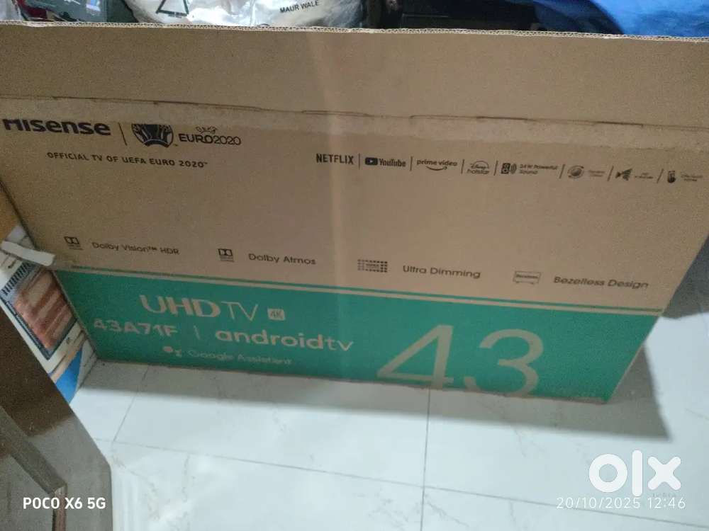Hisense 4K UHD Dolby Vision, Atmos, Google T. V
