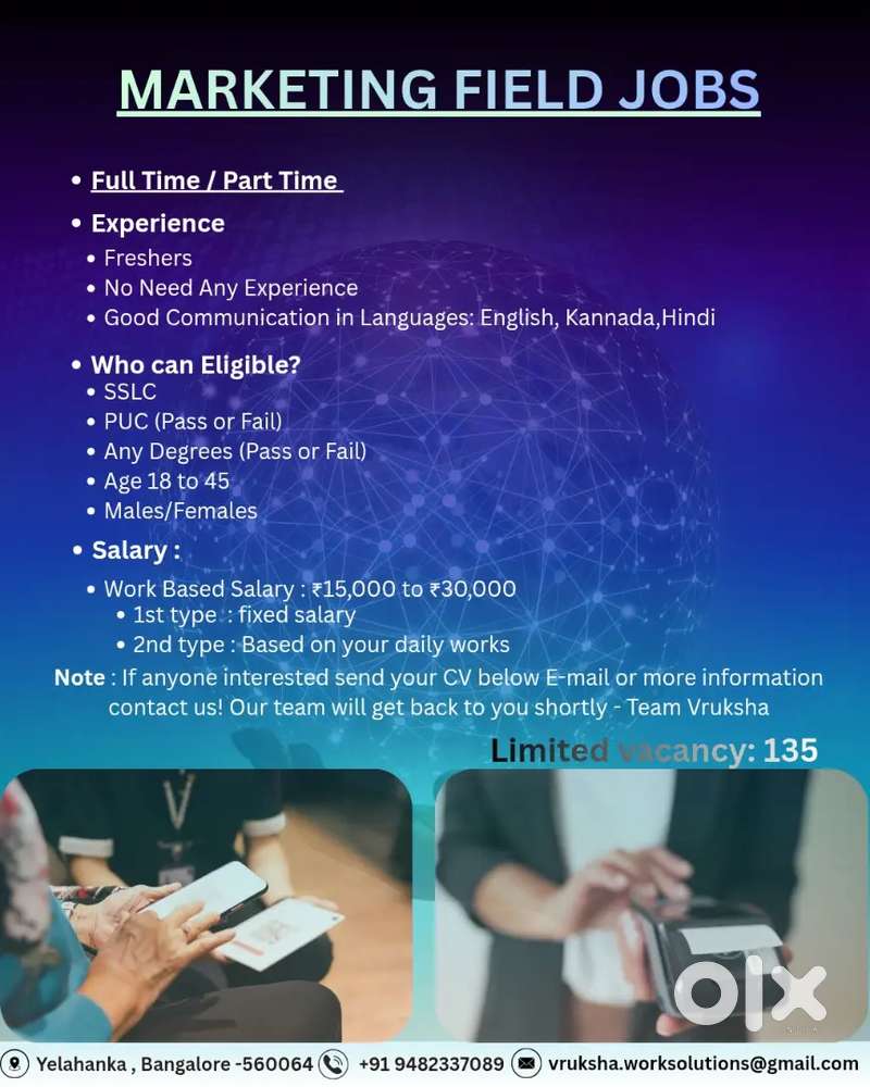 MARKETING FIELD JOBS